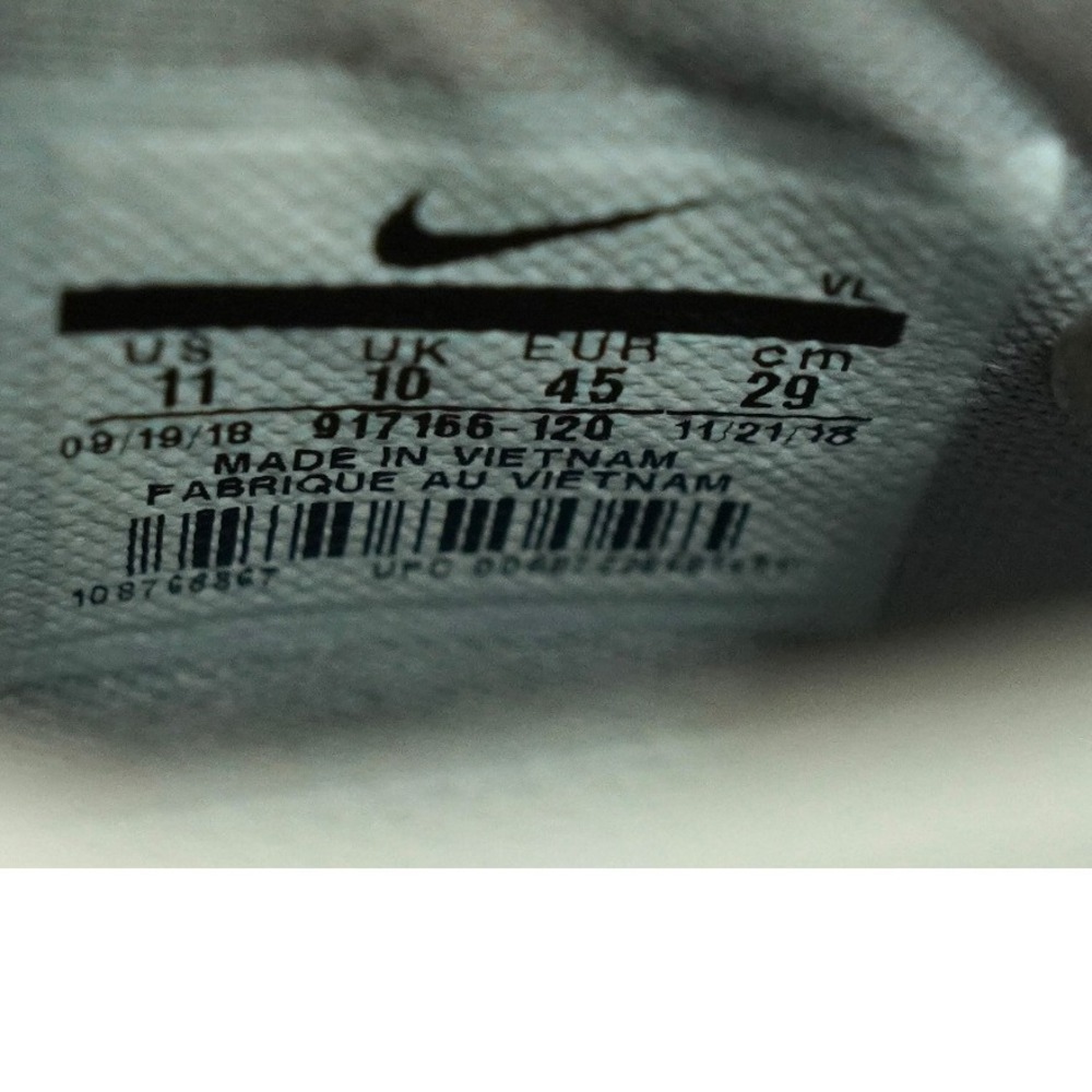 Nike Vapor Untouchable Speed 3 TD Football Cleats Men Size 11 White 917166-120 - Picture 3 of 11